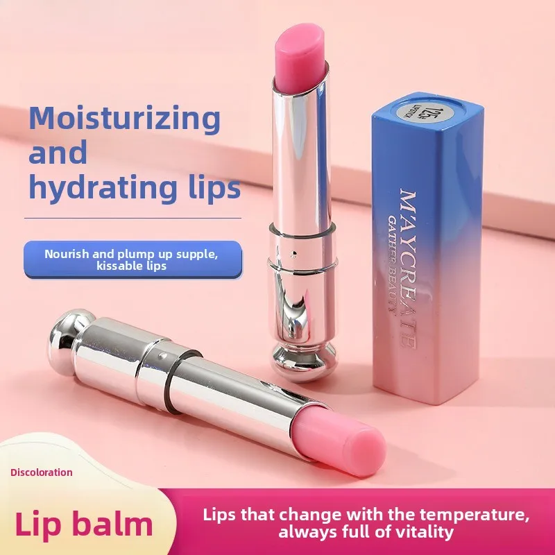 Gradual Change Lipstick Moisturizing Moisturizing Moisturizing New Color Changing Lasting Waterproof Lip Balm Cosmetics
Gradual Change Lipstick Moisturizing Moisturizing Moisturizing New Color Changing Lasting Waterproof Lip Balm Cosmetics