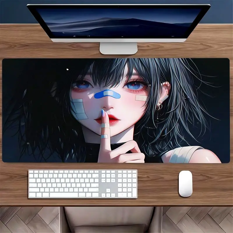 Extended Gaming Mouse Pad Desk Mat Cloth Surface Non Slip Rubber Base Mousepad for PC Laptop Keyboard Desk