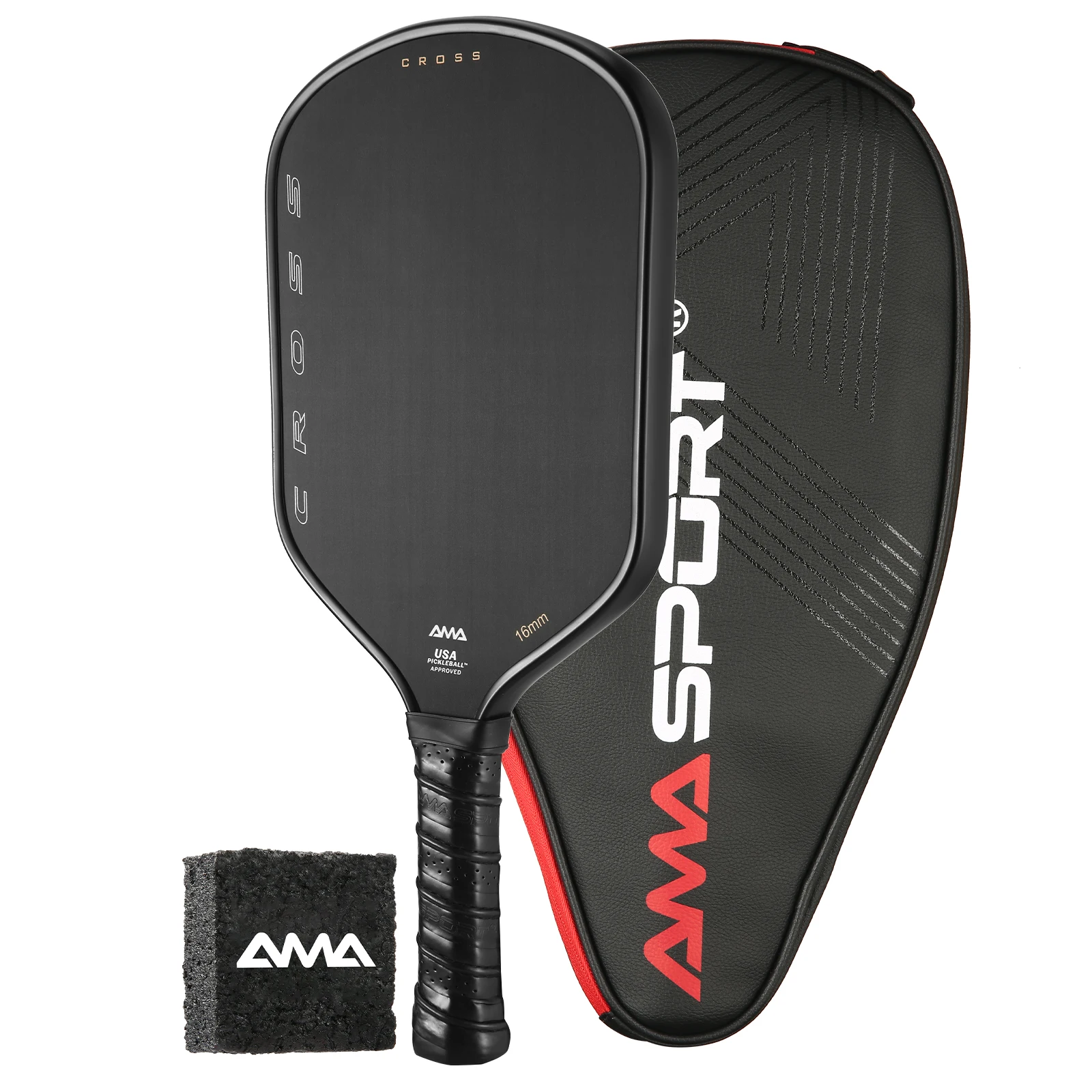 AMA SPORT Pickleballs Paddles USAPA Approvel T700 Carbon Fiber 16mm Pickleball Paddle With Pickleball Bag Pickleball Accessories
AMA SPORT Pickleballs Paddles USAPA Approvel T700 Carbon Fiber 16mm Pickleball Paddle With Pickleball Bag Pickleball Accessories