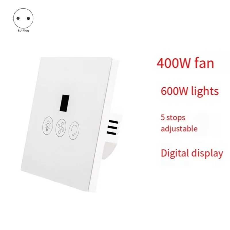 SOFT-Smart Switch Tuya Smart Switch Потолочный вентилятор Лампа Alexa Google Home Дистанционное управление через приложение Управление скоростью работает Белая вилка европейского стандарта
SOFT-Smart Switch Tuya Smart Switch Потолочный вентилятор Лампа Alexa Google Home Дистанционное управление через приложение Управление скоростью работает Белая вилка европейского стандарта