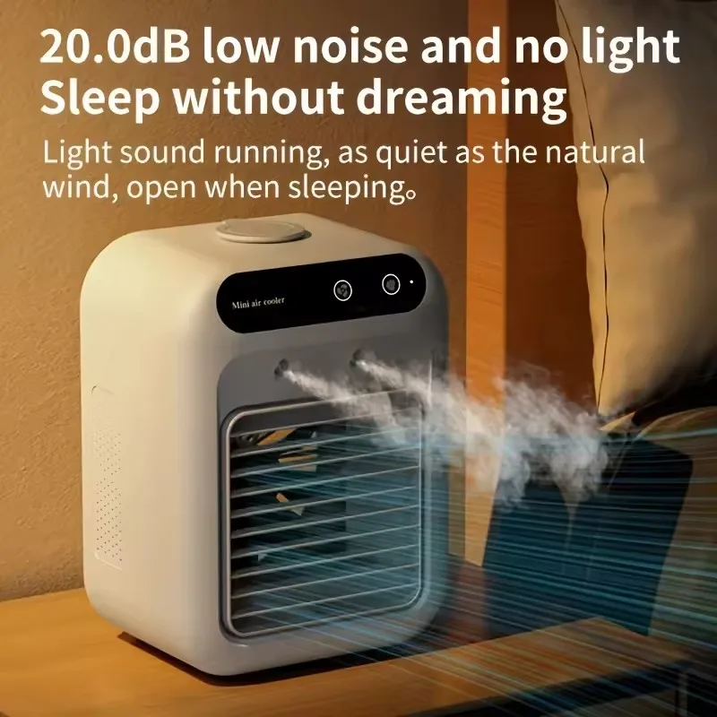 Household Small Air Conditioning Fan Portable Dormitory Spray Cooler Humidified Electric Fan Desktop Mobile Cold Air
Household Small Air Conditioning Fan Portable Dormitory Spray Cooler Humidified Electric Fan Desktop Mobile Cold Air