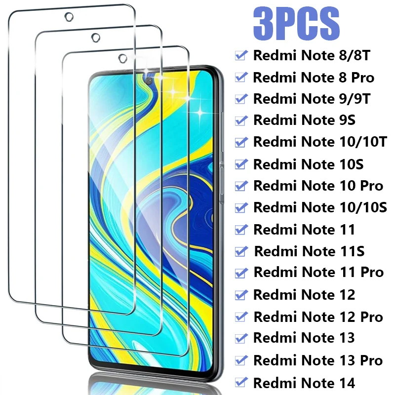 3PCS Tempered Glass For Xiaomi Redmi Note 12 11 10 9 8 Pro 12S 11S 10S 9S 8T Screen Protector For Redmi Note 14 13 Pro 5G Glass
3PCS Tempered Glass For Xiaomi Redmi Note 12 11 10 9 8 Pro 12S 11S 10S 9S 8T Screen Protector For Redmi Note 14 13 Pro 5G Glass