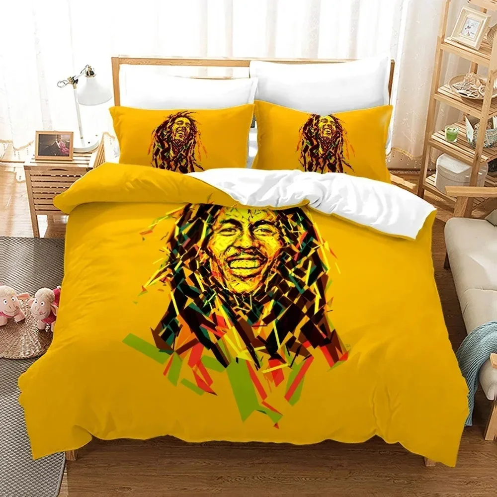 Bob Marley Singer 3D NEW Duvet Cover Pillowcase Bedding Set Adult Boy Girl Bedroom Decoration Children Single Double Large
Bob Marley Singer 3D NEW Duvet Cover Pillowcase Bedding Set Adult Boy Girl Bedroom Decoration Children Single Double Large