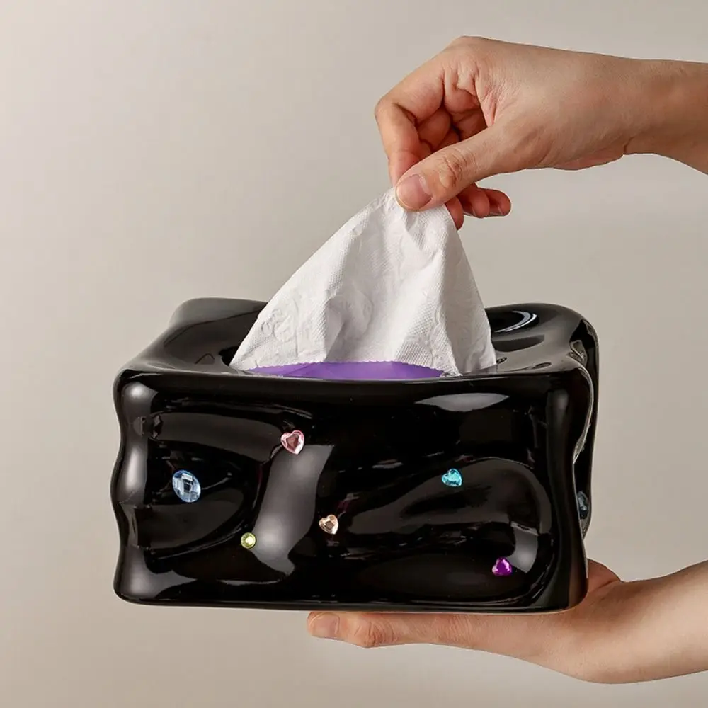 Creative Ceramic Tissue Box Multi-functional Smooth Extraction Colored Stone Paper Dispenser INS Home Decoration
Creative Ceramic Tissue Box Multi-functional Smooth Extraction Colored Stone Paper Dispenser INS Home Decoration