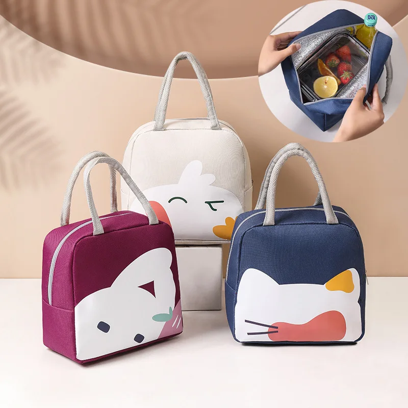 1PC New Women Oxford Cloth Lunch Thermal Bag Children Picnic Food Storage Bags Lunchbox Insulated Bento Box Cartoon Organizer
1PC New Women Oxford Cloth Lunch Thermal Bag Children Picnic Food Storage Bags Lunchbox Insulated Bento Box Cartoon Organizer