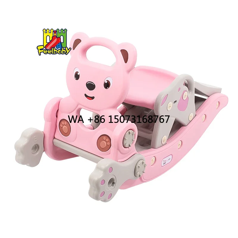 Feelbaby 2-в-1 комнатная лошадка-качалка и пластиковая горка для детских приключений в парках, садах, дневных речей, жилых площадок
Feelbaby 2-в-1 комнатная лошадка-качалка и пластиковая горка для детских приключений в парках, садах, дневных речей, жилых площадок