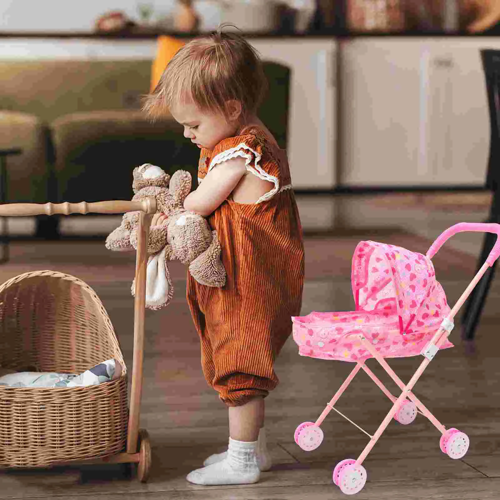 Stroller Accessories Cart Pretend Play Kids Toy Small Trolley Cute Compact Size Movable Model For Abs
Stroller Accessories Cart Pretend Play Kids Toy Small Trolley Cute Compact Size Movable Model For Abs