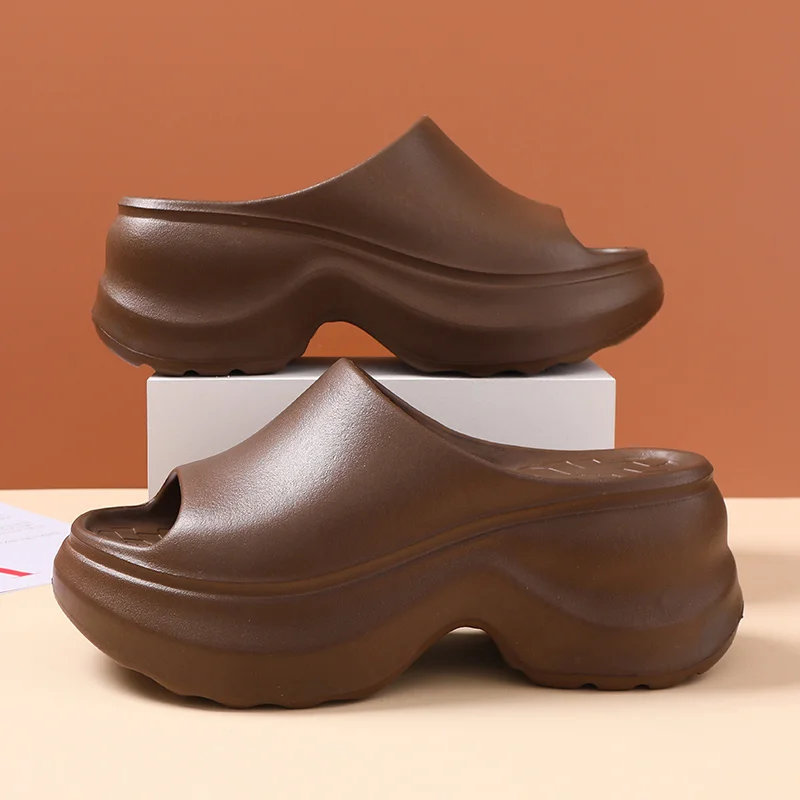 Women Summer Thick Sole Height Up One Band Slides Fashion Outdoor Casual Non-slip Soft Sole Beach Home Slippers
Women Summer Thick Sole Height Up One Band Slides Fashion Outdoor Casual Non-slip Soft Sole Beach Home Slippers