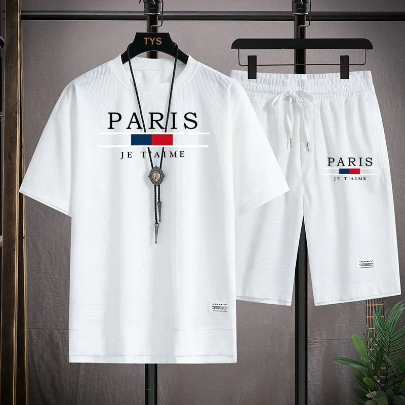 High-quality Korean version of men's comfortable summer fashion printed sports suit fitness jogging daily casual beach shorts su
High-quality Korean version of men's comfortable summer fashion printed sports suit fitness jogging daily casual beach shorts su
