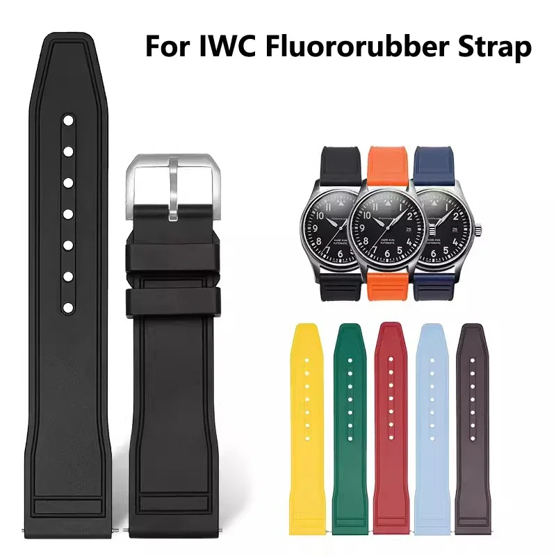 Ремешок из фторруглеродного материала для IWC Pilot IW388114 /108 IW38940 Mark 17/18/20, резиновый ремешок для часов, мужской браслет 20/21/22 мм
Ремешок из фторруглеродного материала для IWC Pilot IW388114 /108 IW38940 Mark 17/18/20, резиновый ремешок для часов, мужской браслет 20/21/22 мм