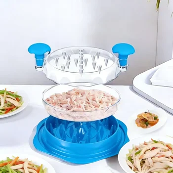 Hot-selling new non-slip BPA-free visible lid removable blade chicken beef shredder home kitchen barbecue salad tool
Hot-selling new non-slip BPA-free visible lid removable blade chicken beef shredder home kitchen barbecue salad tool