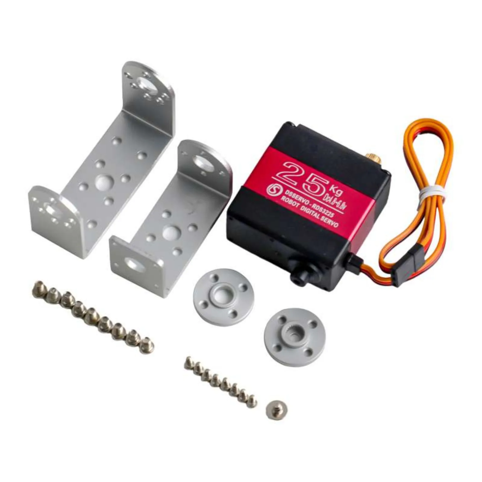 Цифровой металлический сервопривод RDS3225, крутящий момент 25 кг, 6В, водонепроницаемый IP66, с двумя валами, для промышленных роботов
Цифровой металлический сервопривод RDS3225, крутящий момент 25 кг, 6В, водонепроницаемый IP66, с двумя валами, для промышленных роботов