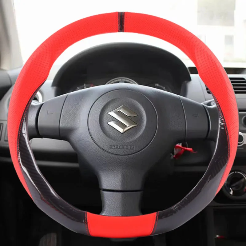 For Suzuki Swift 2003 2002 2007 2008 2009 2010 2006-2025 2016 2013 2014 2015 2019 Carbon Fiber Leather Car Steering Wheel Cover
For Suzuki Swift 2003 2002 2007 2008 2009 2010 2006-2025 2016 2013 2014 2015 2019 Carbon Fiber Leather Car Steering Wheel Cover