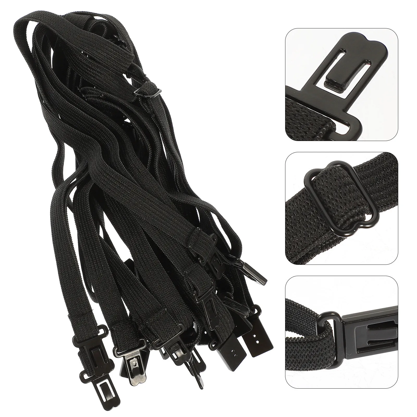 10 шт. регулируемых эластичных ремешков для галстуков-бабочек, удобные, износостойкие, для вечеринок и торжественных мероприятий
10 шт. регулируемых эластичных ремешков для галстуков-бабочек, удобные, износостойкие, для вечеринок и торжественных мероприятий