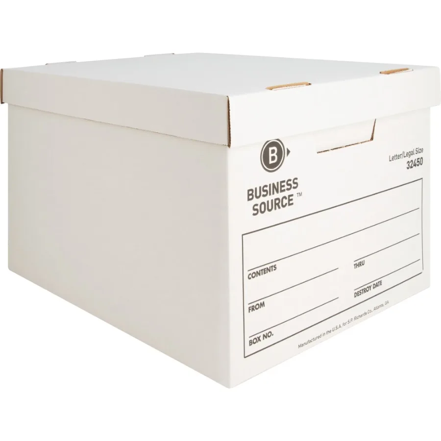 Quick Setup Medium-duty Storage Box - External Dimensions: 12" Width X 15" Depth X 10"height - Media Size Supported: Legal Lett
Quick Setup Medium-duty Storage Box - External Dimensions: 12" Width X 15" Depth X 10"height - Media Size Supported: Legal Lett