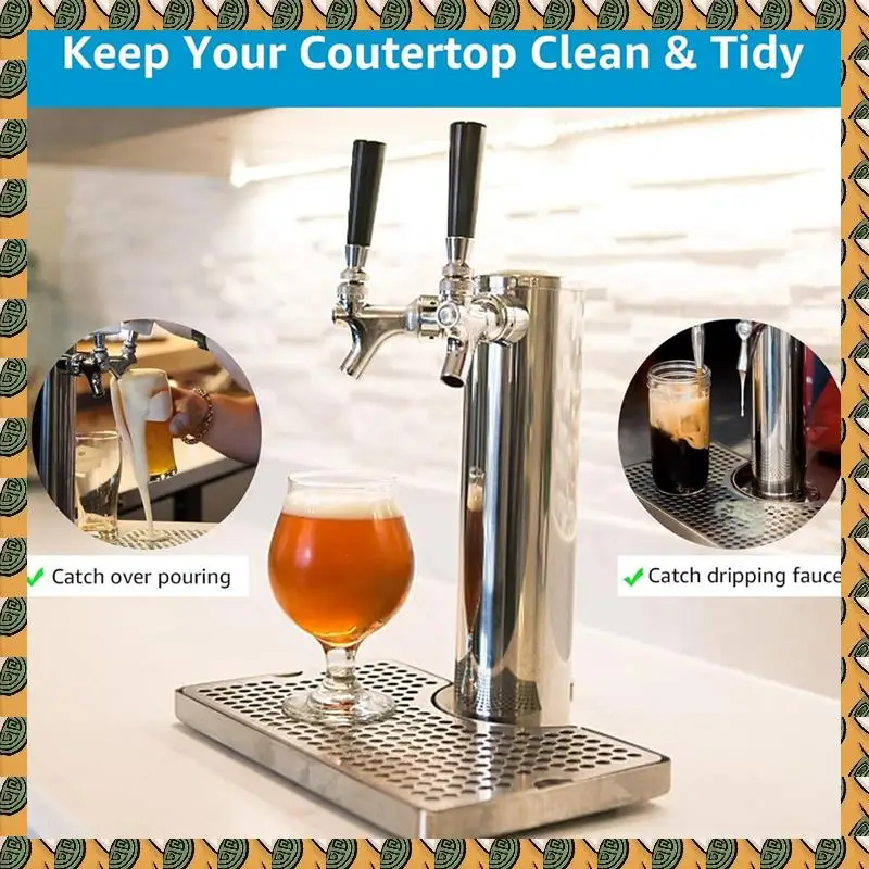 A77I лоток для капель пива для Kegerator, лоток для капель Kegerator из нержавеющей стали лоток для капель пива для пивного крана вырез Kegerator
A77I лоток для капель пива для Kegerator, лоток для капель Kegerator из нержавеющей стали лоток для капель пива для пивного крана вырез Kegerator