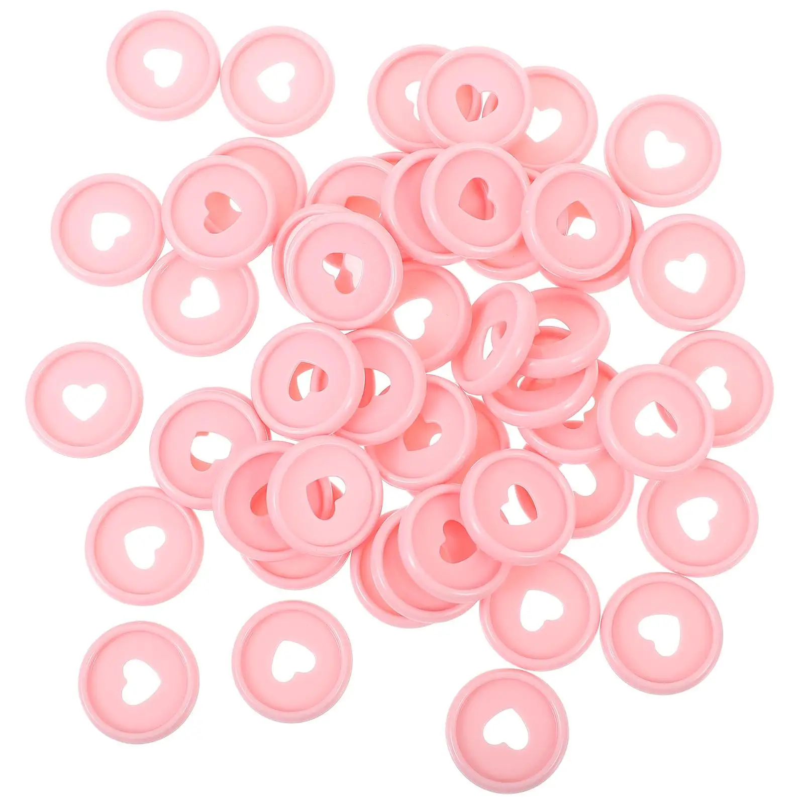 50 Pcs Love Mushroom Hole Binding Buckle Loose-leaf Discs for Planners Book Materials Filling Plastic System
50 Pcs Love Mushroom Hole Binding Buckle Loose-leaf Discs for Planners Book Materials Filling Plastic System