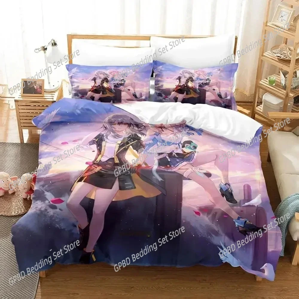 New Anime Honkai Star Rail Bedding Set Single Twin Double Queen King Cal King Size Bed Linen Set
New Anime Honkai Star Rail Bedding Set Single Twin Double Queen King Cal King Size Bed Linen Set