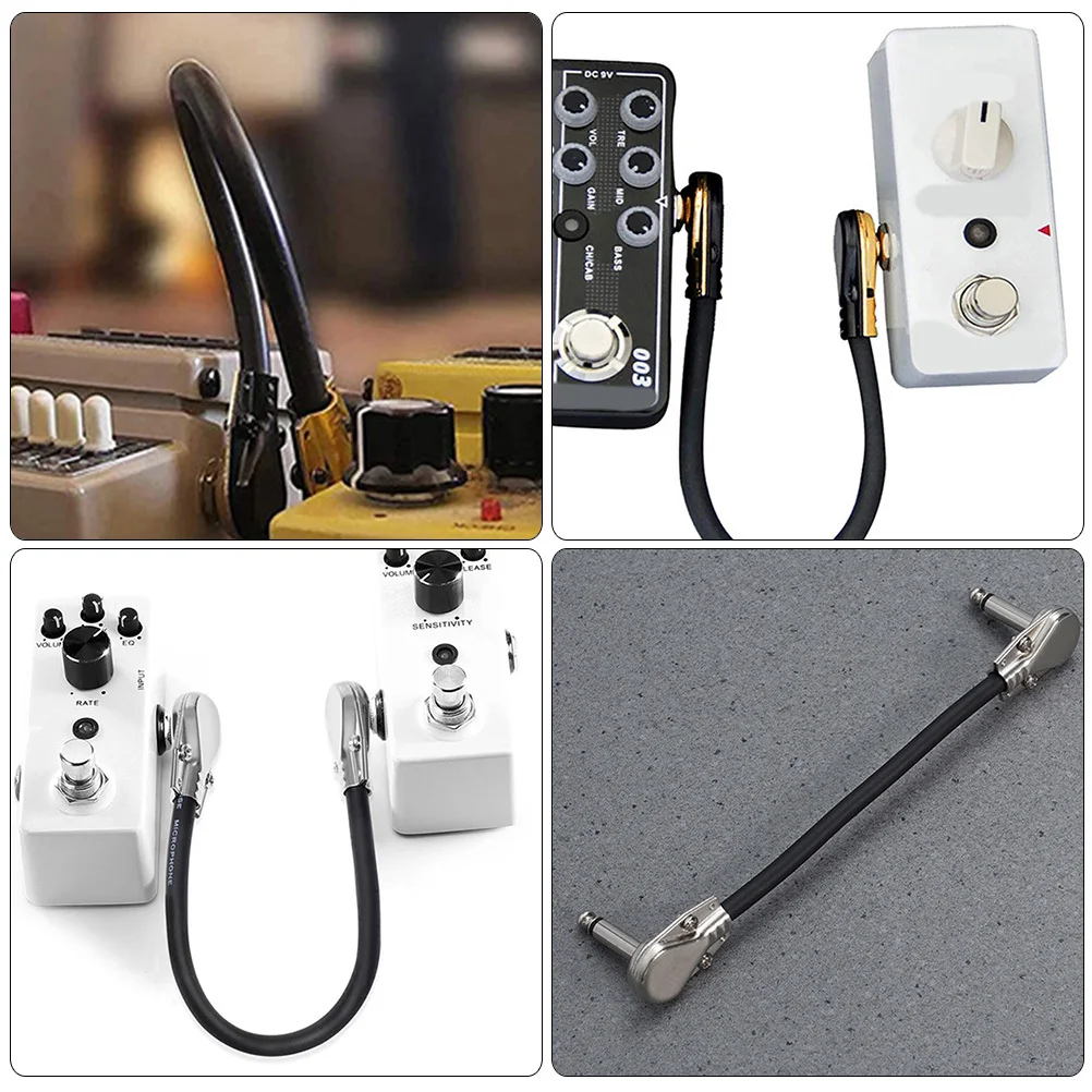 4Pcs Guitar Effect Cables Durable Patch Cables for Musical Instruments Accessory Guitar Effect Cable Bass Effector Cable
4Pcs Guitar Effect Cables Durable Patch Cables for Musical Instruments Accessory Guitar Effect Cable Bass Effector Cable