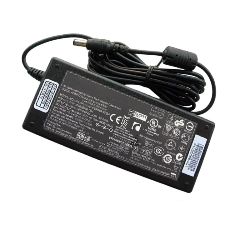 Original FSP060-RPBA Switchin Power Adapter 20V 3A 60W Charger For Zebra TLP2824 Plus LP2824 TLP2844 TLP3844 TLP3842 Printer
Original FSP060-RPBA Switchin Power Adapter 20V 3A 60W Charger For Zebra TLP2824 Plus LP2824 TLP2844 TLP3844 TLP3842 Printer