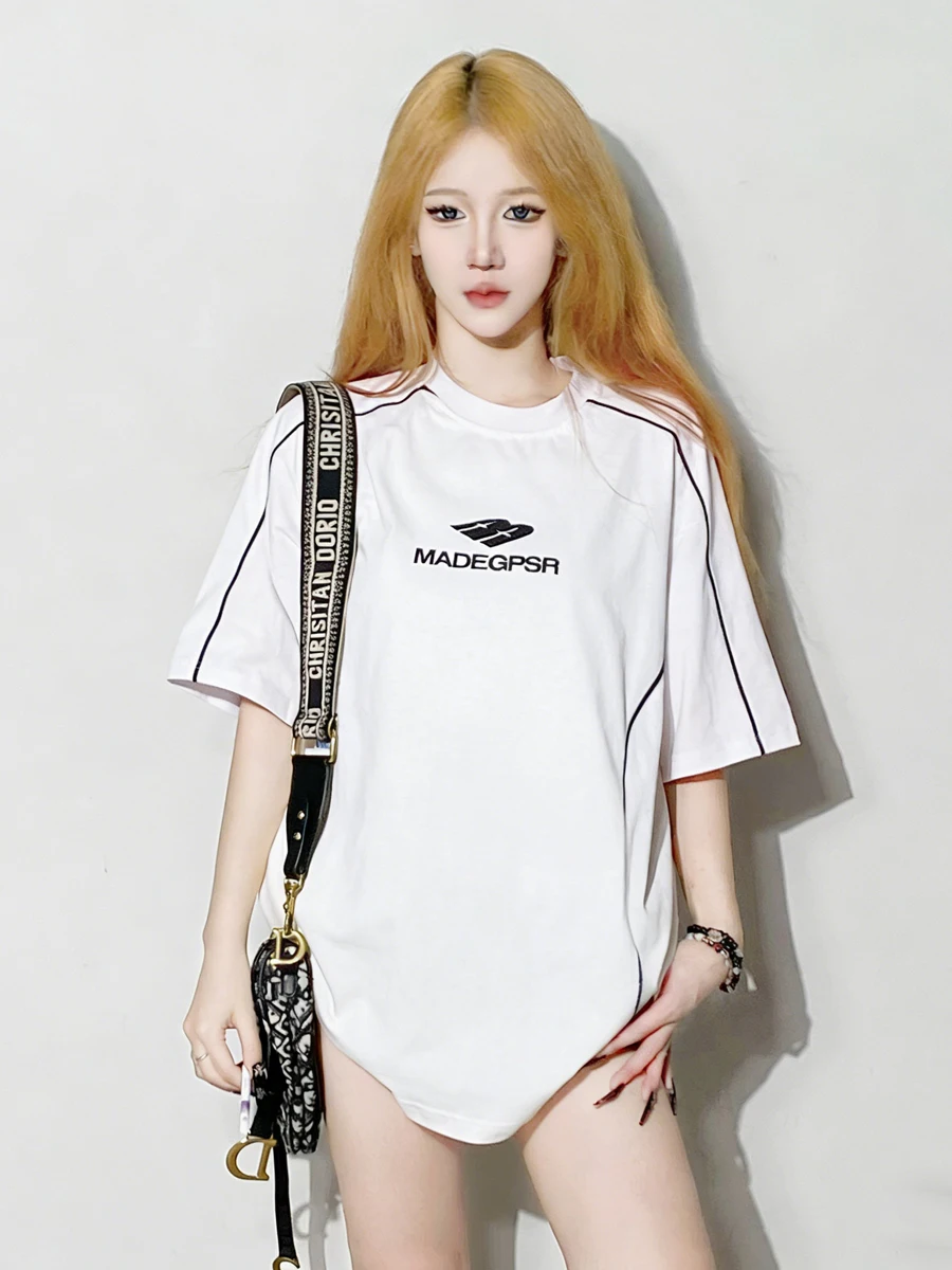 Women's Short Sleeve T-Shirt Summer New Vintage American Base Shirt Simple Loose Top Oversize Body Cotton Comfortable Breathable
Women's Short Sleeve T-Shirt Summer New Vintage American Base Shirt Simple Loose Top Oversize Body Cotton Comfortable Breathable