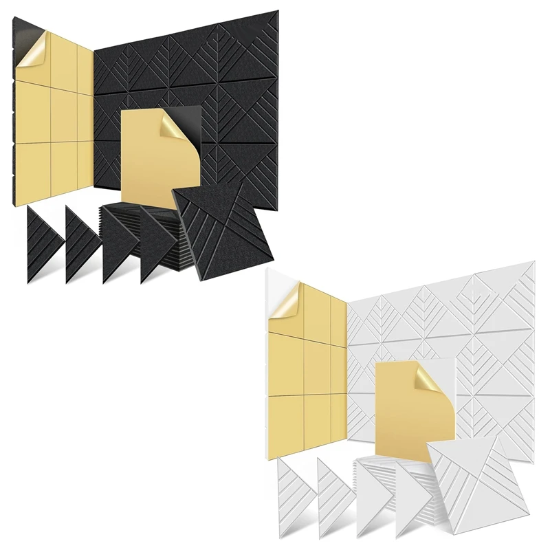 12 Pack Self Adhesive Acoustic Panels 12X12X0.4Inch, Soundproof Wall Panels For Noise Absorbing Durable Easy Install Easy To Use
12 Pack Self Adhesive Acoustic Panels 12X12X0.4Inch, Soundproof Wall Panels For Noise Absorbing Durable Easy Install Easy To Use