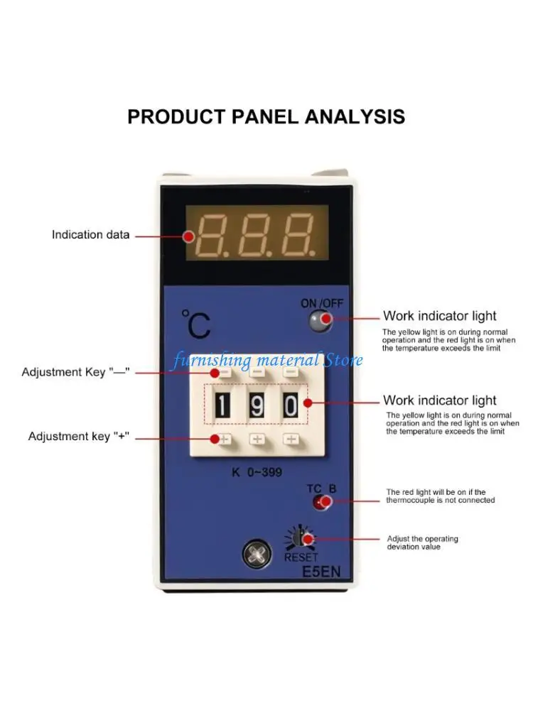Y5GD Industrial Thermostat with Relays Contact Accuracy Temperature Control Unit Tool
Y5GD Industrial Thermostat with Relays Contact Accuracy Temperature Control Unit Tool