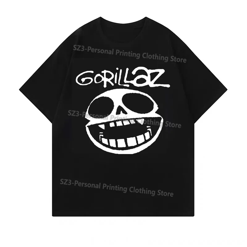 UK Virtual Band Peugeot-GROILLAZ Print T-shirt For Rock Music fans Street Men Women Casual Short Sleeve Tees Black Tops
UK Virtual Band Peugeot-GROILLAZ Print T-shirt For Rock Music fans Street Men Women Casual Short Sleeve Tees Black Tops