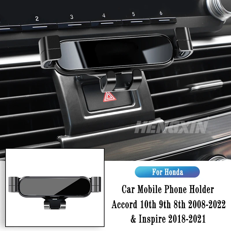 Car Phone Holder For Honda Accord Inspire 2013-2022 Gravity Navigation Bracket Air Outlet Clip Rotatable Support Car Accessories
Car Phone Holder For Honda Accord Inspire 2013-2022 Gravity Navigation Bracket Air Outlet Clip Rotatable Support Car Accessories
