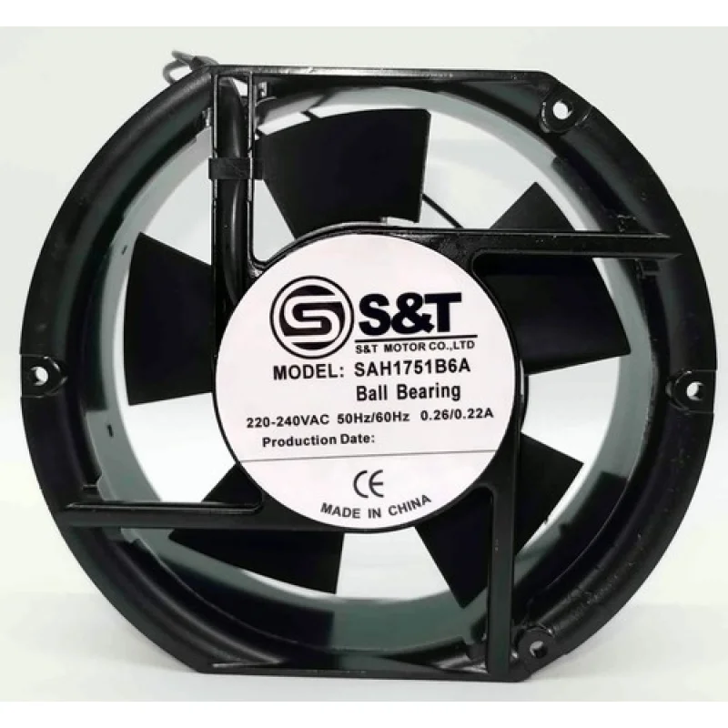 Y ДЛЯ S&T SAH1751B6A 17050 220 В-240 В 0,26/0,22 А 17 см охлаждающий вентилятор
Y ДЛЯ S&T SAH1751B6A 17050 220 В-240 В 0,26/0,22 А 17 см охлаждающий вентилятор