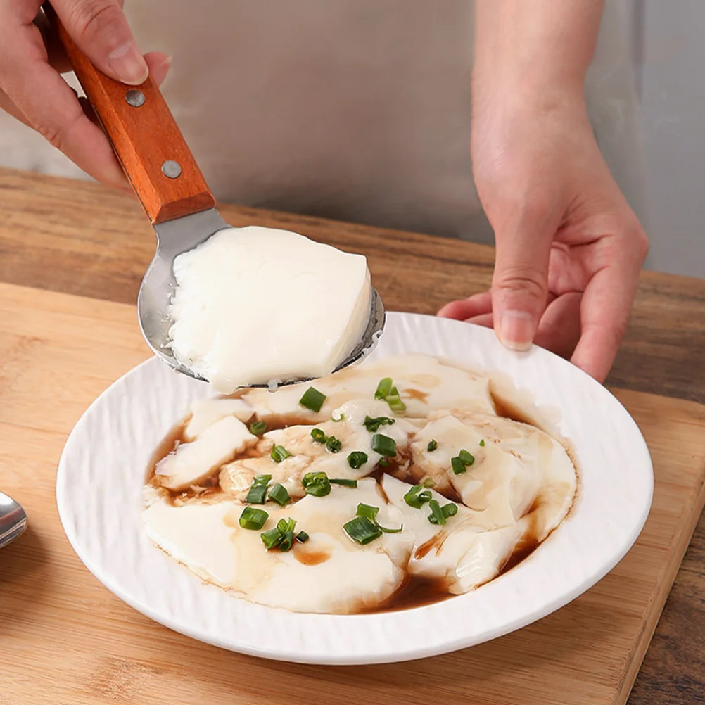 1Set Wood and Stainless Steel Spoons Ergonomic Design Multifunctional Rice Tofu Serving Ladle Easy Clean Kitchen Gadgets
1Set Wood and Stainless Steel Spoons Ergonomic Design Multifunctional Rice Tofu Serving Ladle Easy Clean Kitchen Gadgets
