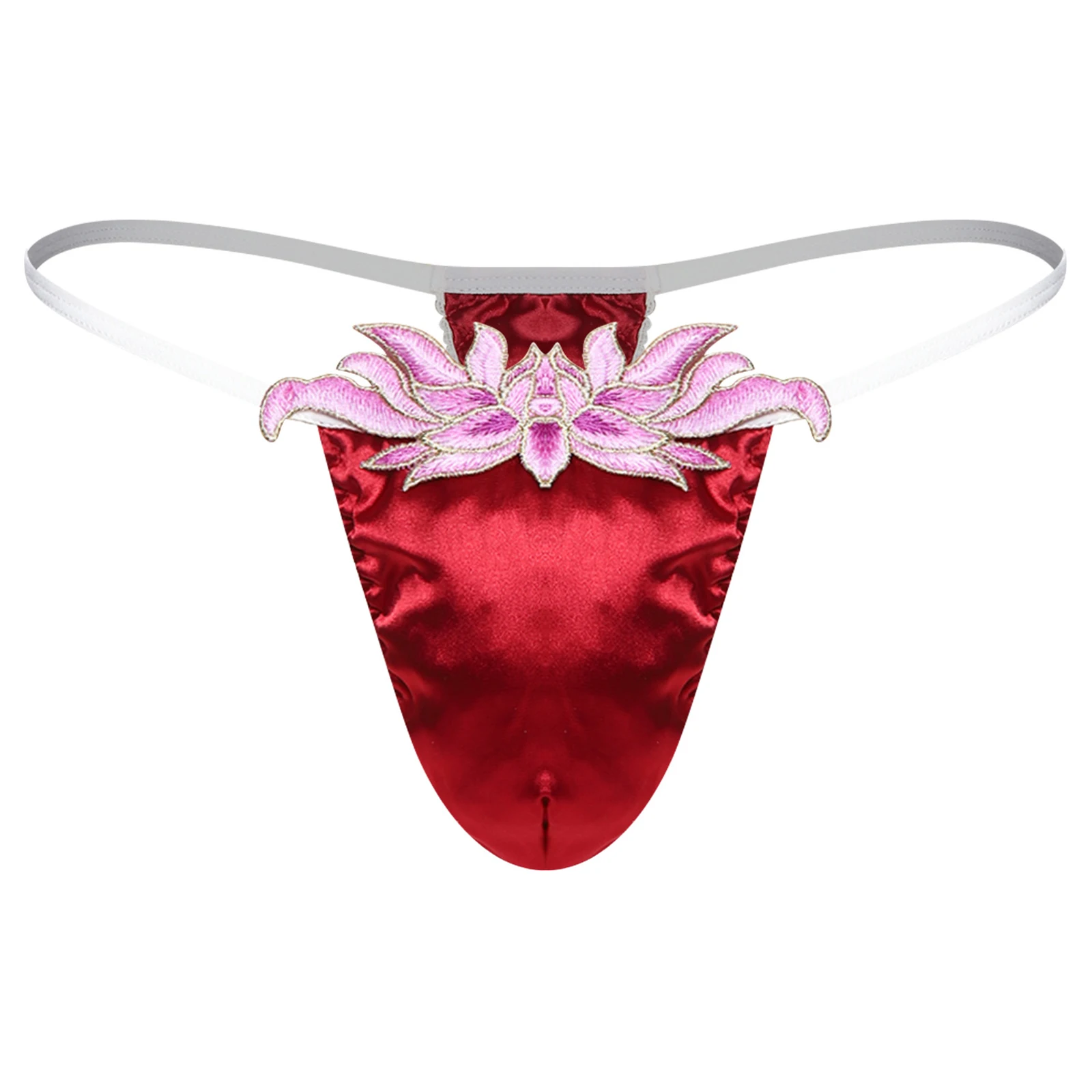 Adults Mens Nightwear Lingerie Low Rise T Back Thong Stain Pouch Floral Embroidery Spaghetti Straps Micro Briefs Underwear
Adults Mens Nightwear Lingerie Low Rise T Back Thong Stain Pouch Floral Embroidery Spaghetti Straps Micro Briefs Underwear