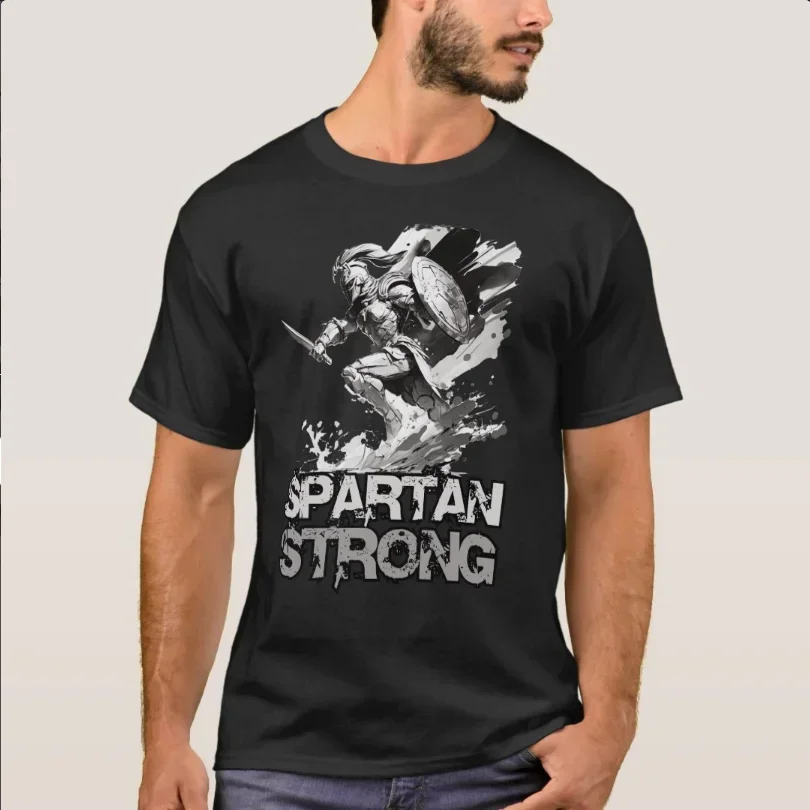 Spartan Strong Sparta GYM Fitness Muscular Training T-Shirt 100% Cotton O-Neck Short Sleeve Casual Mens T-shirt Size S-3XL
Spartan Strong Sparta GYM Fitness Muscular Training T-Shirt 100% Cotton O-Neck Short Sleeve Casual Mens T-shirt Size S-3XL
