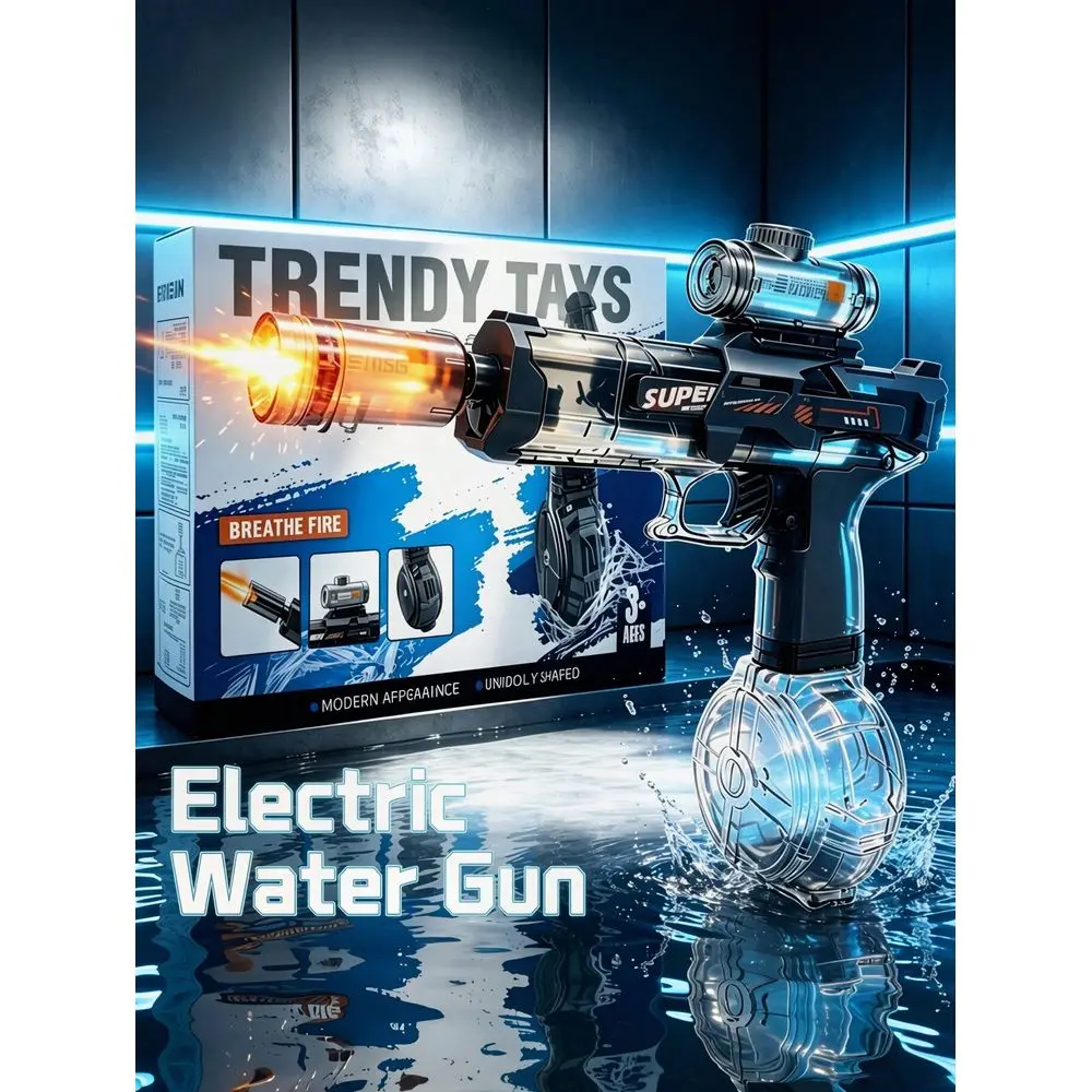 Super Water Blaster Designed For Summer Entertainment, Electric Auto Shooting Squirt Gun With Dazzling Lights,S, Beach Outings
Super Water Blaster Designed For Summer Entertainment, Electric Auto Shooting Squirt Gun With Dazzling Lights,S, Beach Outings