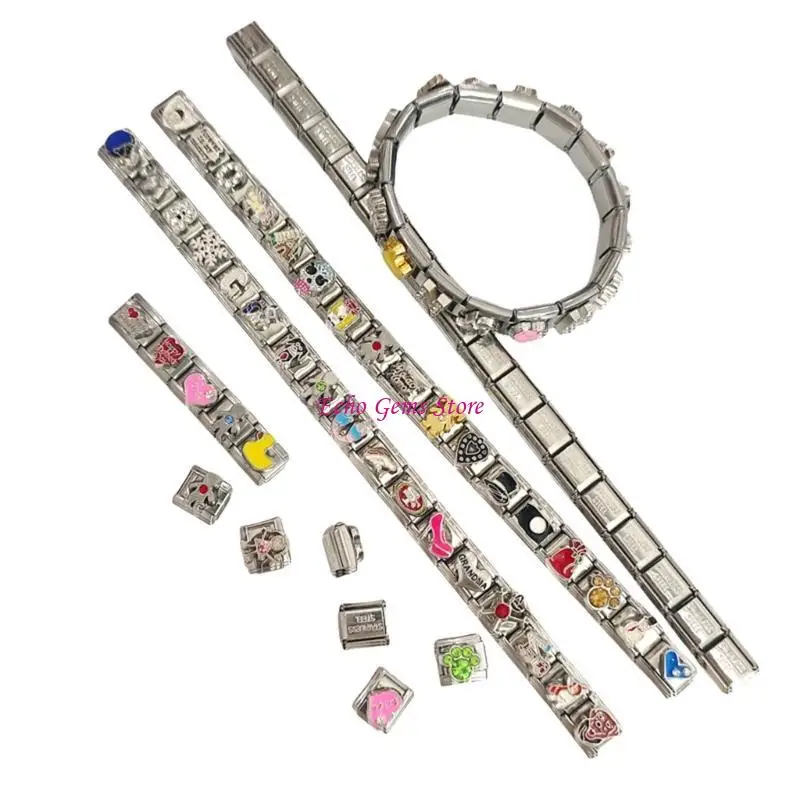 Italian Charm Bracelet Module Stainless Steel Accessories for Craft Enthusiasts C71A
Italian Charm Bracelet Module Stainless Steel Accessories for Craft Enthusiasts C71A