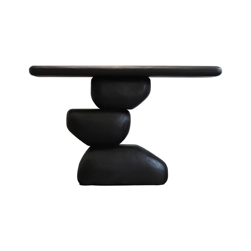 Xuanguantai B & B living room solid wood edge few black strips entry entrance table
Xuanguantai B & B living room solid wood edge few black strips entry entrance table
