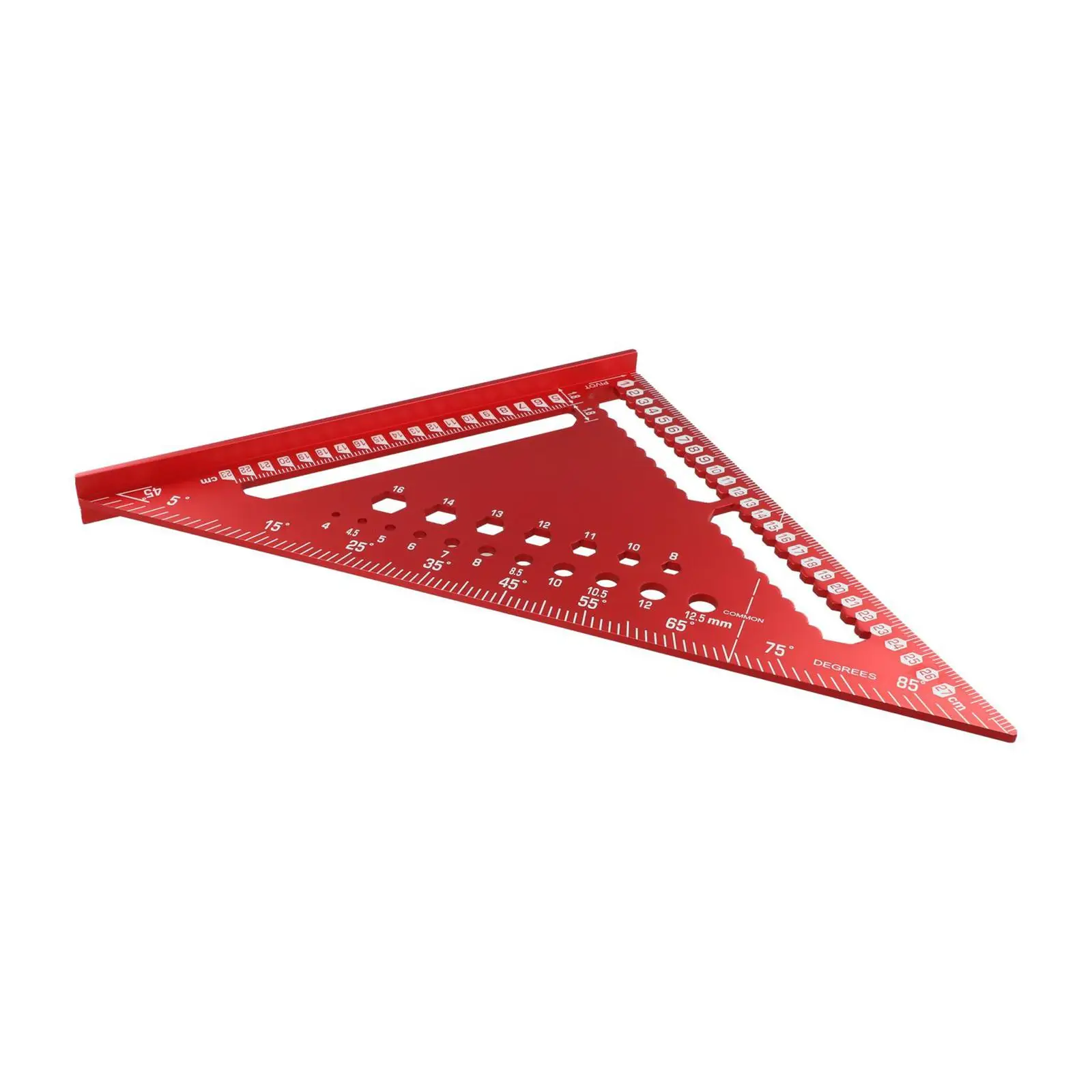 Aluminum 12in Woodworking Square Angle Measuring Tool with Dual Scale for Precision Marking and Angle Finding in Woodworking
Aluminum 12in Woodworking Square Angle Measuring Tool with Dual Scale for Precision Marking and Angle Finding in Woodworking