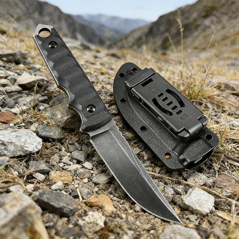 634 Jungle Exploration Outdoor Straight Knife with Sheath Multifunctional EDC Camping Hiking Climbing Backpacking Pocket Knife
634 Jungle Exploration Outdoor Straight Knife with Sheath Multifunctional EDC Camping Hiking Climbing Backpacking Pocket Knife