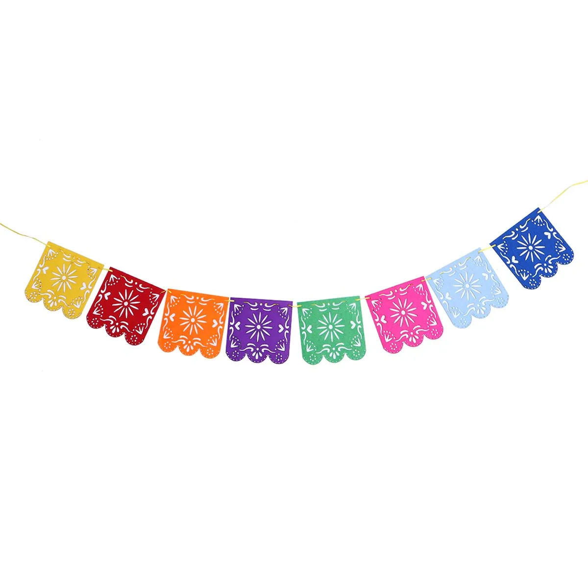 7 Colorful Banner Quality Paper Flags for Party Wedding Decor Festivals Mexican Flowers Sturdy String
7 Colorful Banner Quality Paper Flags for Party Wedding Decor Festivals Mexican Flowers Sturdy String