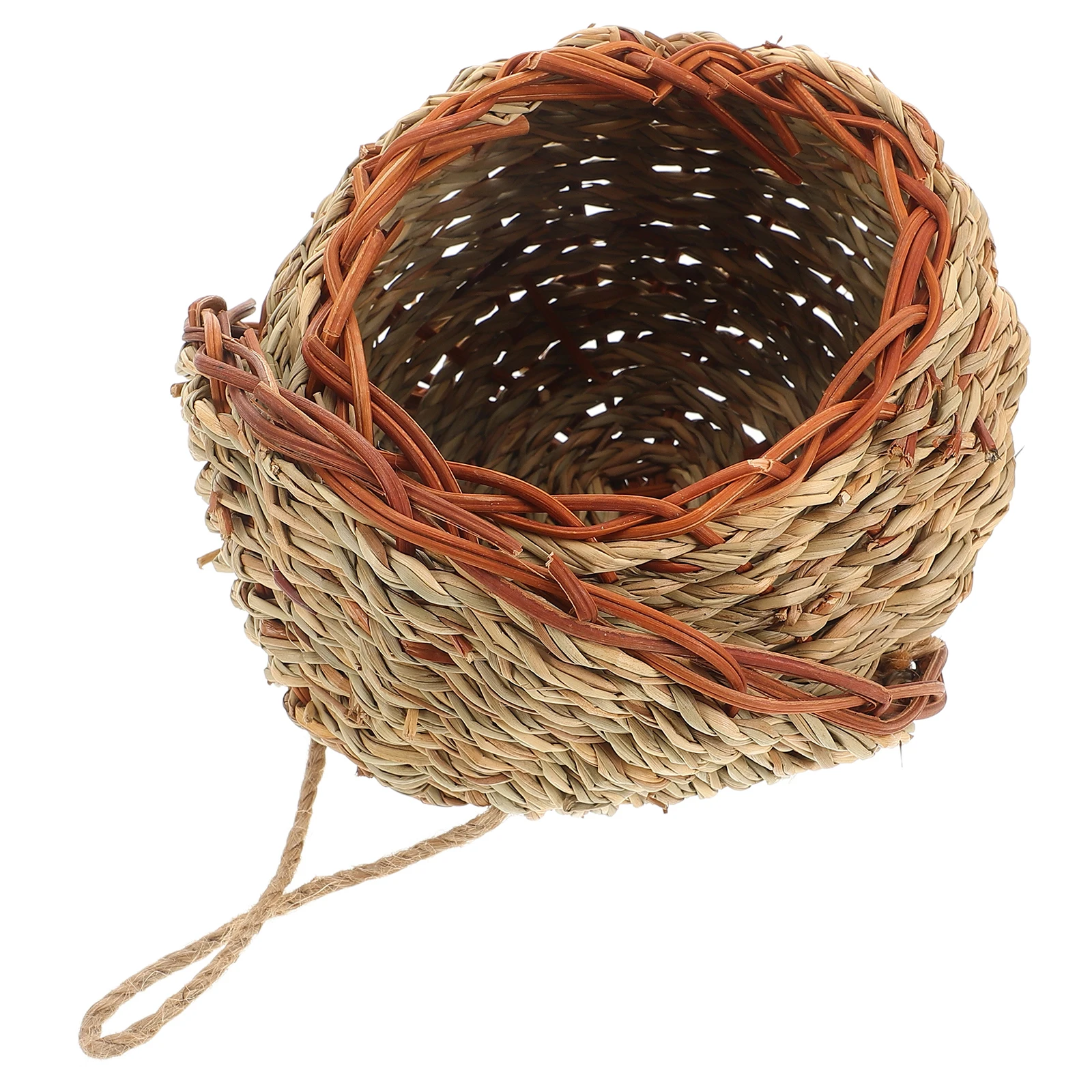 Handwoven Straw Bird Nest Natural Safe for Parakeets Budgerigar Small Pets Heating House Pet Supplies Bird Cage Home
Handwoven Straw Bird Nest Natural Safe for Parakeets Budgerigar Small Pets Heating House Pet Supplies Bird Cage Home