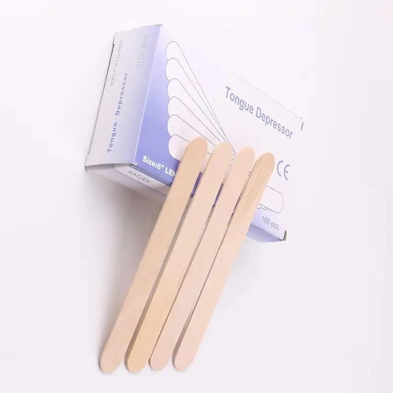 100PCS Disposable Tattoo Tongue Depressor Body Waxing Tools Wooden Body Hair Removal Stick Tattoo Accessories
100PCS Disposable Tattoo Tongue Depressor Body Waxing Tools Wooden Body Hair Removal Stick Tattoo Accessories