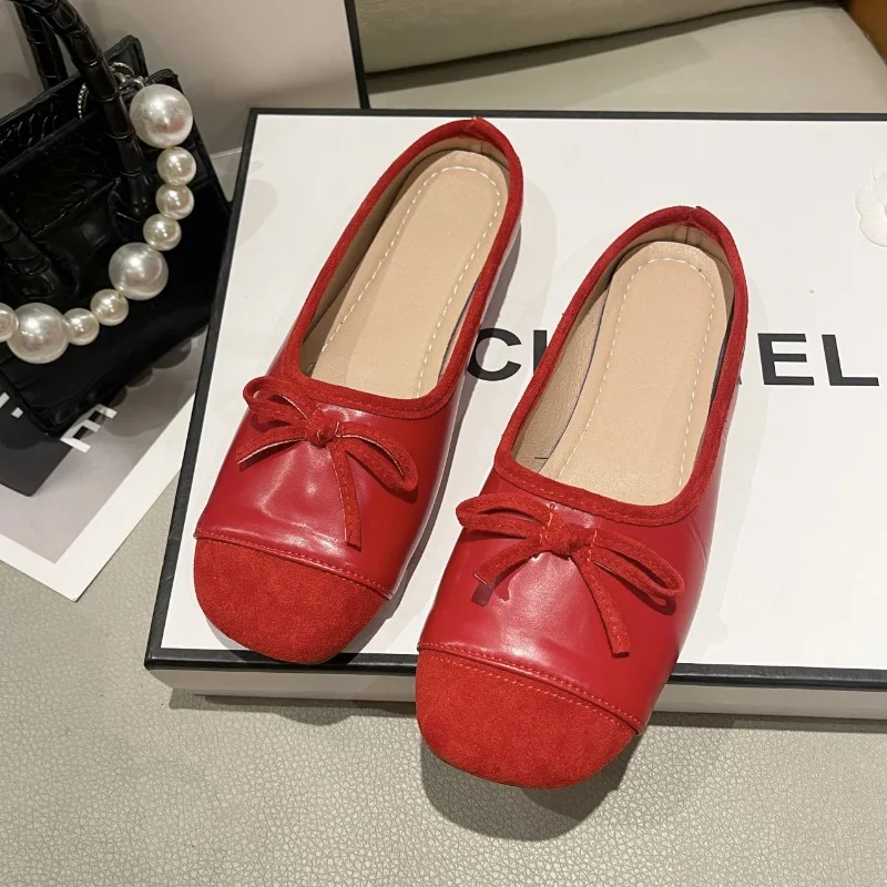 New Style Fashion Women Flat Strap Boat Shoes Square Toe Slip on Slippers for Woman Ballet Flats Comfortable Bow Women's Sandals
New Style Fashion Women Flat Strap Boat Shoes Square Toe Slip on Slippers for Woman Ballet Flats Comfortable Bow Women's Sandals