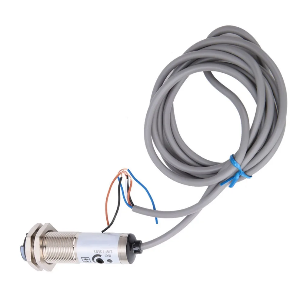 Регулируемый фотоэлектрический датчик 12-24 В постоянного тока, 4-проводной, 10 мм, датчик рассеянного отражения, 18 мм, индуктивный датчик, машинное оборудование
Регулируемый фотоэлектрический датчик 12-24 В постоянного тока, 4-проводной, 10 мм, датчик рассеянного отражения, 18 мм, индуктивный датчик, машинное оборудование