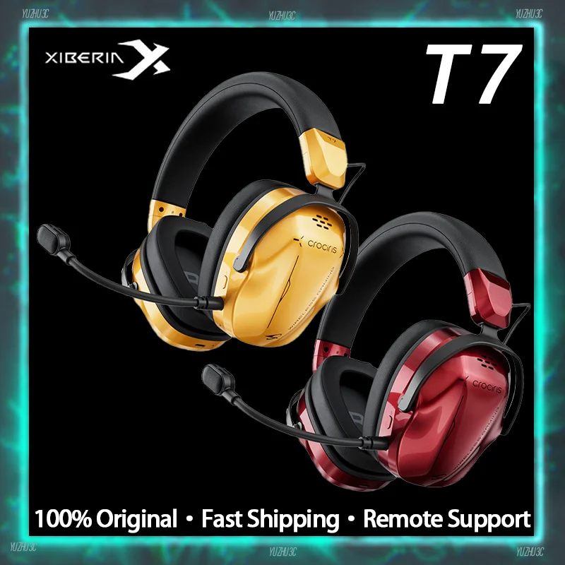 XIBERIA T7 Wireless Gaming Headset 3 Chamber Audio NPU Noise Cancelling 2.4G Bluetooth Headphone 1500mAh Battery For PC PS4
XIBERIA T7 Wireless Gaming Headset 3 Chamber Audio NPU Noise Cancelling 2.4G Bluetooth Headphone 1500mAh Battery For PC PS4