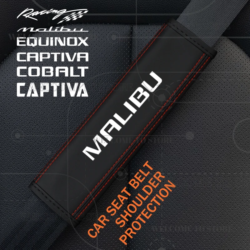 2Pcs For Equinox Malibu Cobalt Captiva Racing Sports Emblem Logo Leather Car Safety Belt Shoulder Cover Pads Interior Decoration
2Pcs For Equinox Malibu Cobalt Captiva Racing Sports Emblem Logo Leather Car Safety Belt Shoulder Cover Pads Interior Decoration