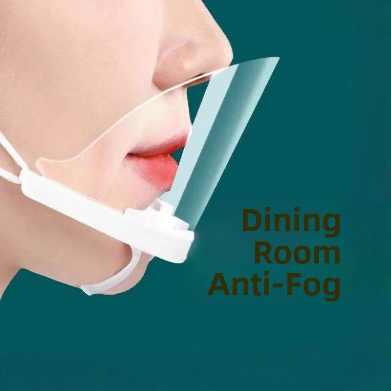 Transparent Plastic Kitchen Mask Anti-Spatter Saliva Sneezeguard Food Safety Hygiene Mask for Cooking And Dining
Transparent Plastic Kitchen Mask Anti-Spatter Saliva Sneezeguard Food Safety Hygiene Mask for Cooking And Dining