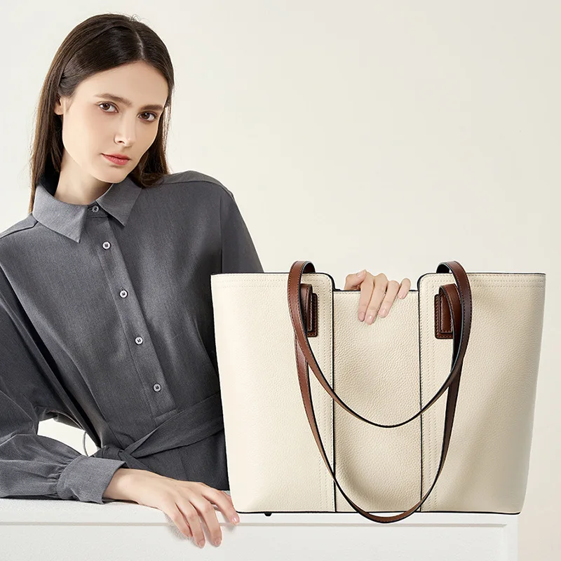 Leather Bag Women's 2026 New Tote Bag Women's Large-capacity Commuter Bag Women's Versatile Mother Bag Shoulder Bag Women
Leather Bag Women's 2026 New Tote Bag Women's Large-capacity Commuter Bag Women's Versatile Mother Bag Shoulder Bag Women