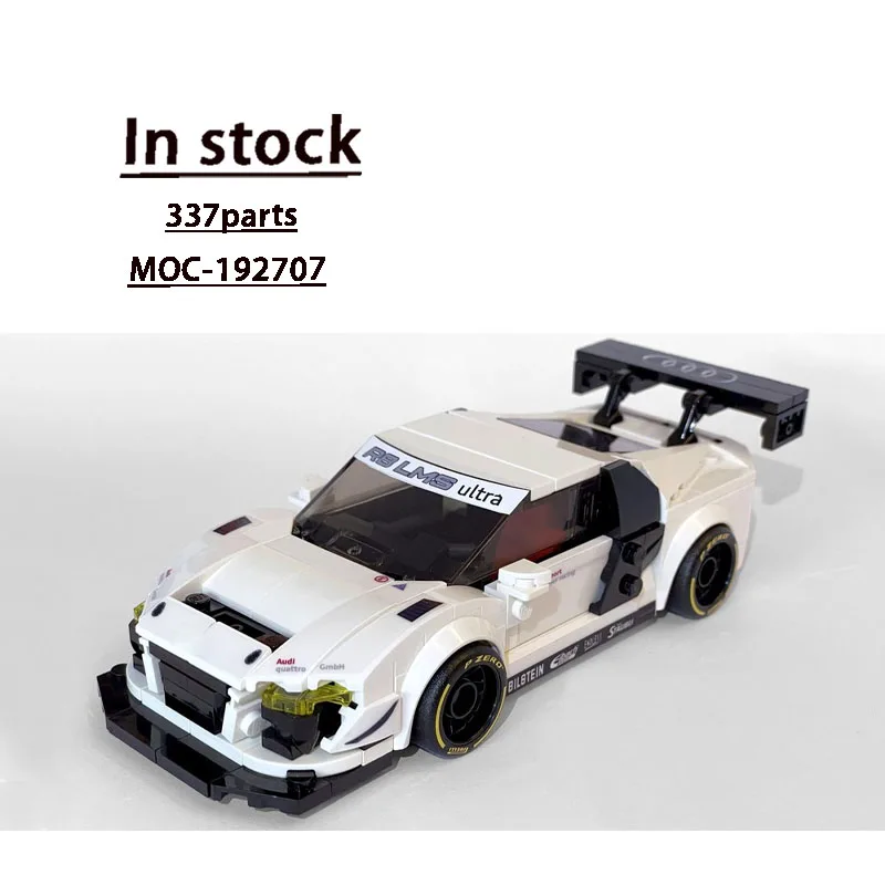 MOC-192707 Classic Iconic R8 LMS Ultra Sports Racing Car Building Block Модель, 377 деталей, игрушка в подарок на день рождения для мальчиков и детей
MOC-192707 Classic Iconic R8 LMS Ultra Sports Racing Car Building Block Модель, 377 деталей, игрушка в подарок на день рождения для мальчиков и детей