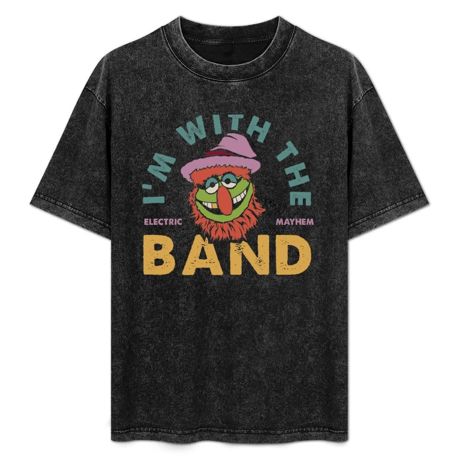 Electric Mayhem Im with the band T-Shirt Abstract Pattern Print Top
Electric Mayhem Im with the band T-Shirt Abstract Pattern Print Top