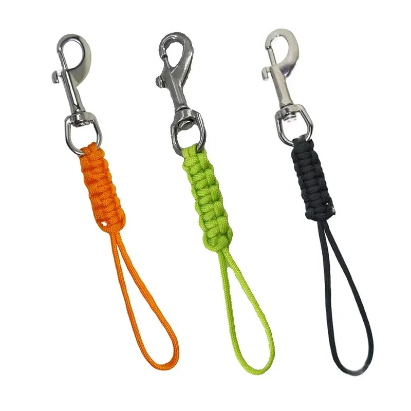 316SS Diving Swival Bolt Snap Hook Scuba Diving Lanyard Hook BCD Anti-lost Safety Rope for Flashlight Camera DSMB Light Knife
316SS Diving Swival Bolt Snap Hook Scuba Diving Lanyard Hook BCD Anti-lost Safety Rope for Flashlight Camera DSMB Light Knife